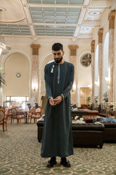 Omani Thobe- Green Teal