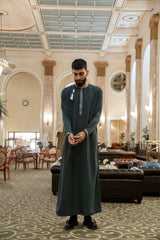Omani Thobe- Green Teal