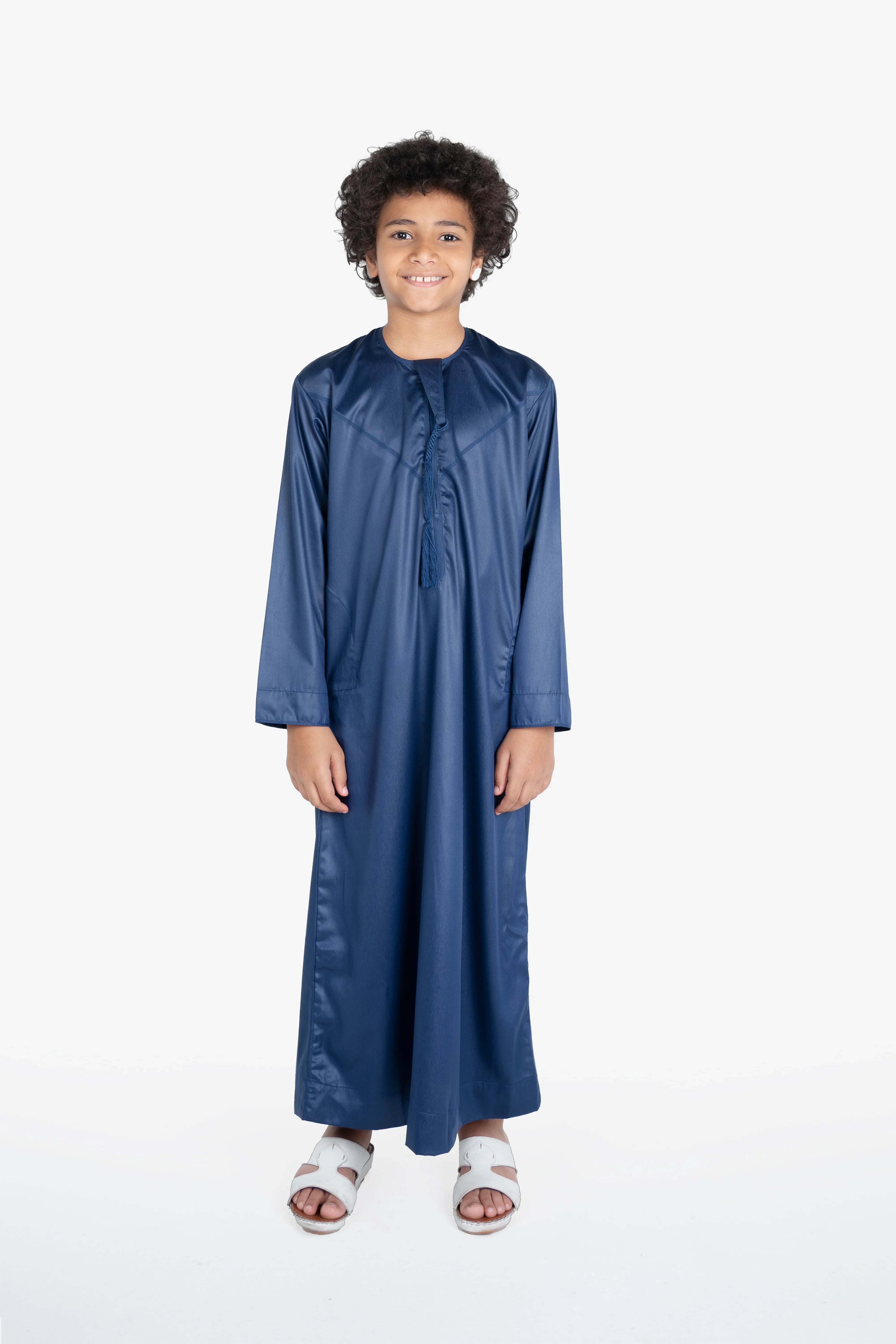 Kids Emirati Thobe- Navy - Main Image