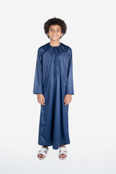 Kids Emirati Thobe- Navy