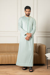 Emirati Thobe- Glacier Green