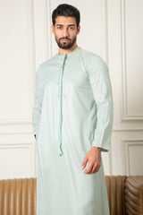 Emirati Thobe- Glacier Green