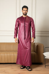 Emirati Thobe- Deep Maroon