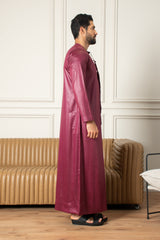 Emirati Thobe- Deep Maroon