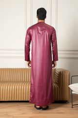 Emirati Thobe- Deep Maroon