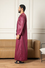 Emirati Thobe- Deep Maroon