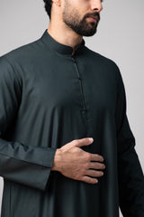 Bahraini Thobe- Forest Green