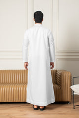 Bahraini Thobe- Alpine White