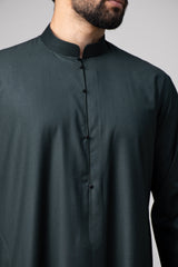 Bahraini Thobe- Forest Green
