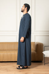 Essentials Emirati Thobe- Egyptian Blue