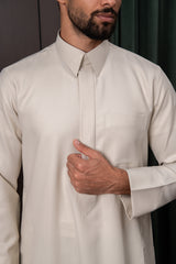 Qatari Thobe- Regent Taupe