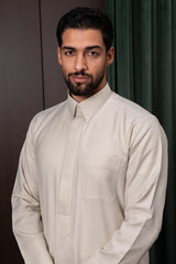 Qatari Thobe- Regent Taupe