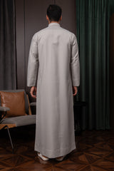 Qatari Thobe- Savoy Grey