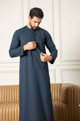 Essentials Emirati Thobe- Egyptian Blue