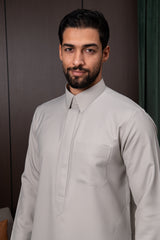 Qatari Thobe- Savoy Grey