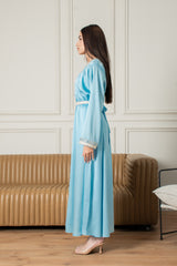 Yasmine Djellaba- Baby Blue