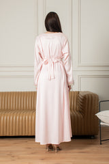 Yasmine Djellaba- Baby Pink