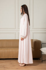 Yasmine Djellaba- Baby Pink