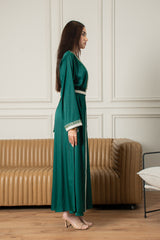 Yasmine Djellaba- Emerald Green