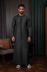 Winter Emirati Thobe- Hunting Green