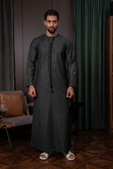 Winter Emirati Thobe- Hunting Green