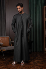 Winter Emirati Thobe- Hunting Green