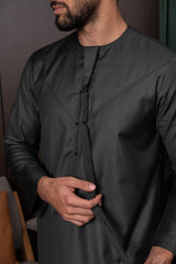 Winter Emirati Thobe- Hunting Green