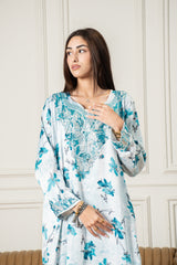 Blossom Mukhawara- Turquoise