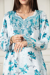 Blossom Mukhawara- Turquoise