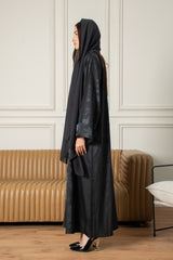 Midnight Petal Abaya- Blue