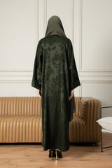 Midnight Petal Abaya- Green