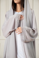 LEEN Abaya- Dove Grey