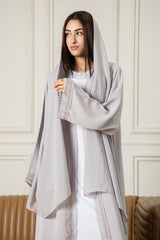LEEN Abaya- Dove Grey