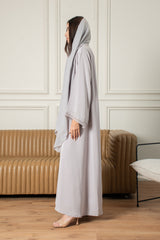 LEEN Abaya- Dove Grey