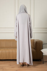 LEEN Abaya- Dove Grey