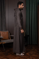 Moroccan Thobe- Umber Brown