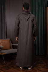 Moroccan Thobe- Umber Brown