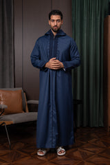 Moroccan Thobe- Royal Blue