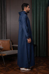 Moroccan Thobe- Royal Blue
