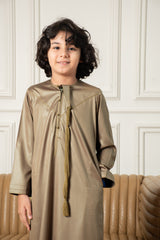 Kids Emirati Thobe- Arabian Bronze
