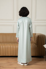 Kids Emirati Thobe- Glacier Green