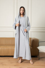 The Essential Abaya - Soft Blue