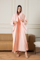 The Essential Abaya - Peony Pink