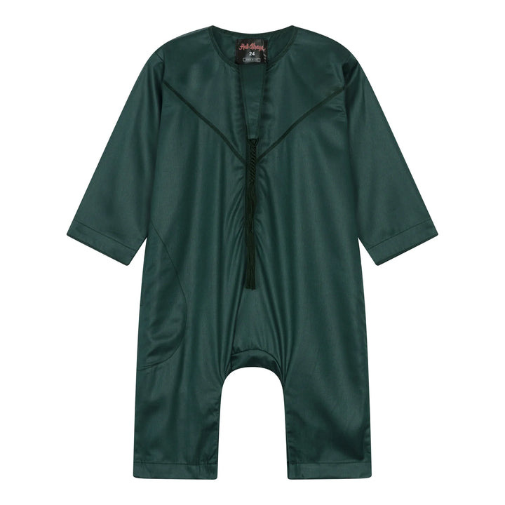 Baby Romper- Emerald Green