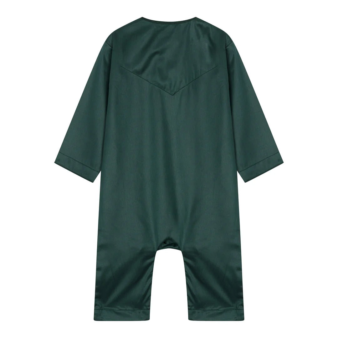 Baby Romper- Emerald Green