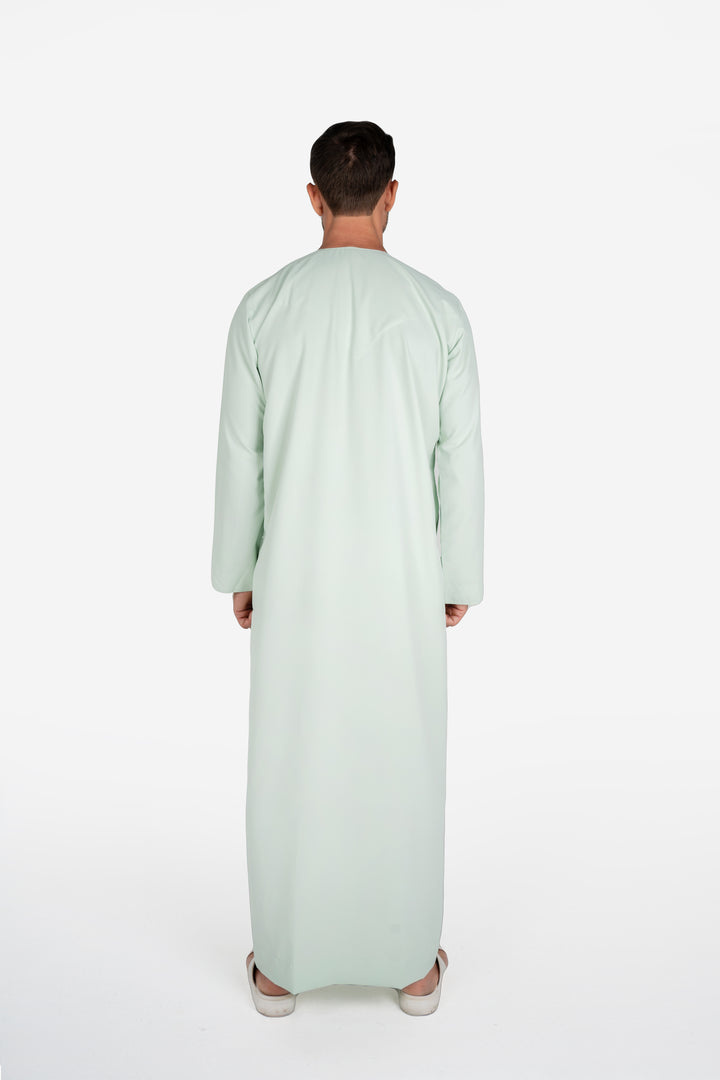 Basics Emirati Thobe- Mint Green