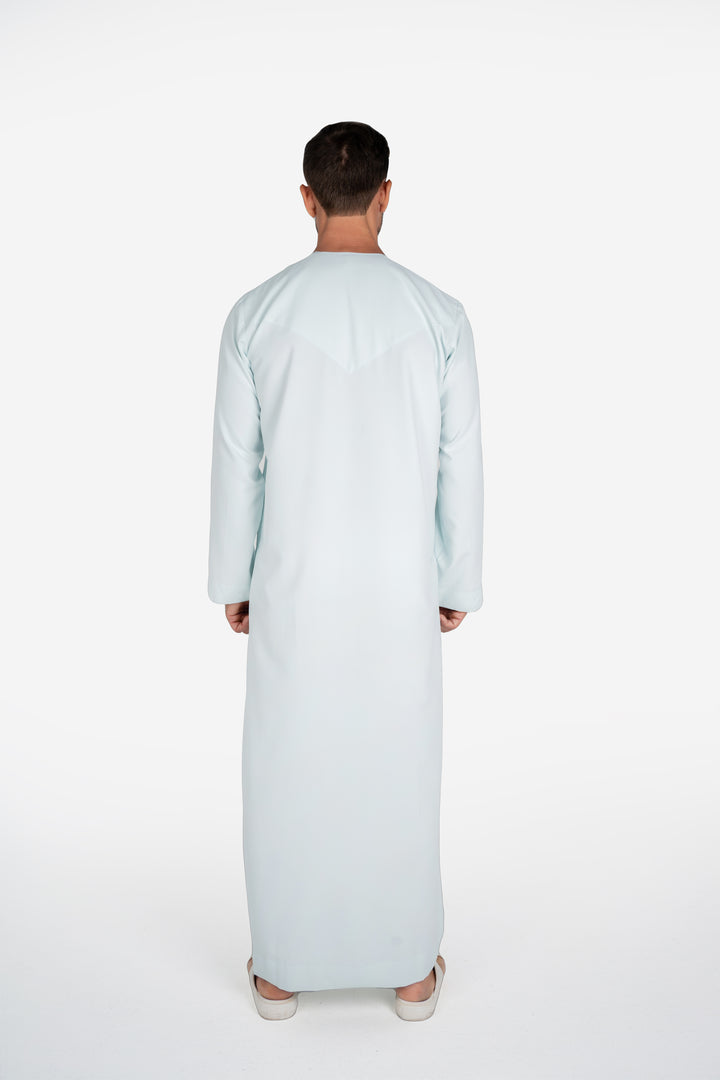 Basics Emirati Thobe- Ice Green