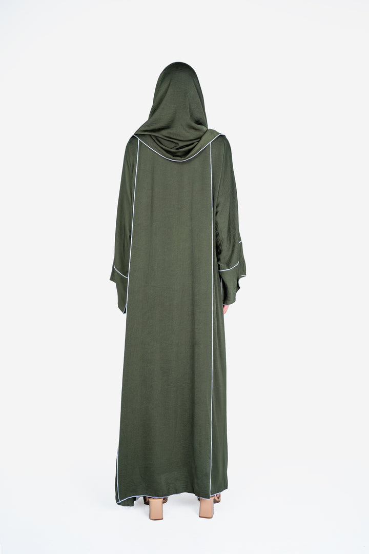 Basics Abaya- Khaki