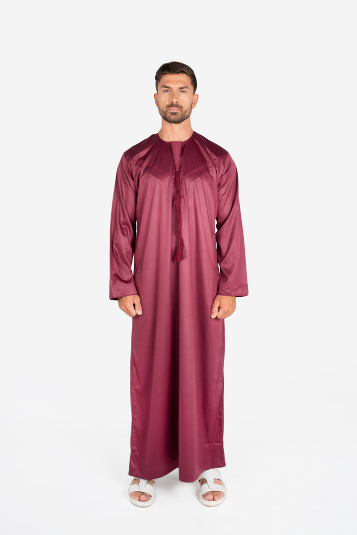 Emirati Thobe- Maroon