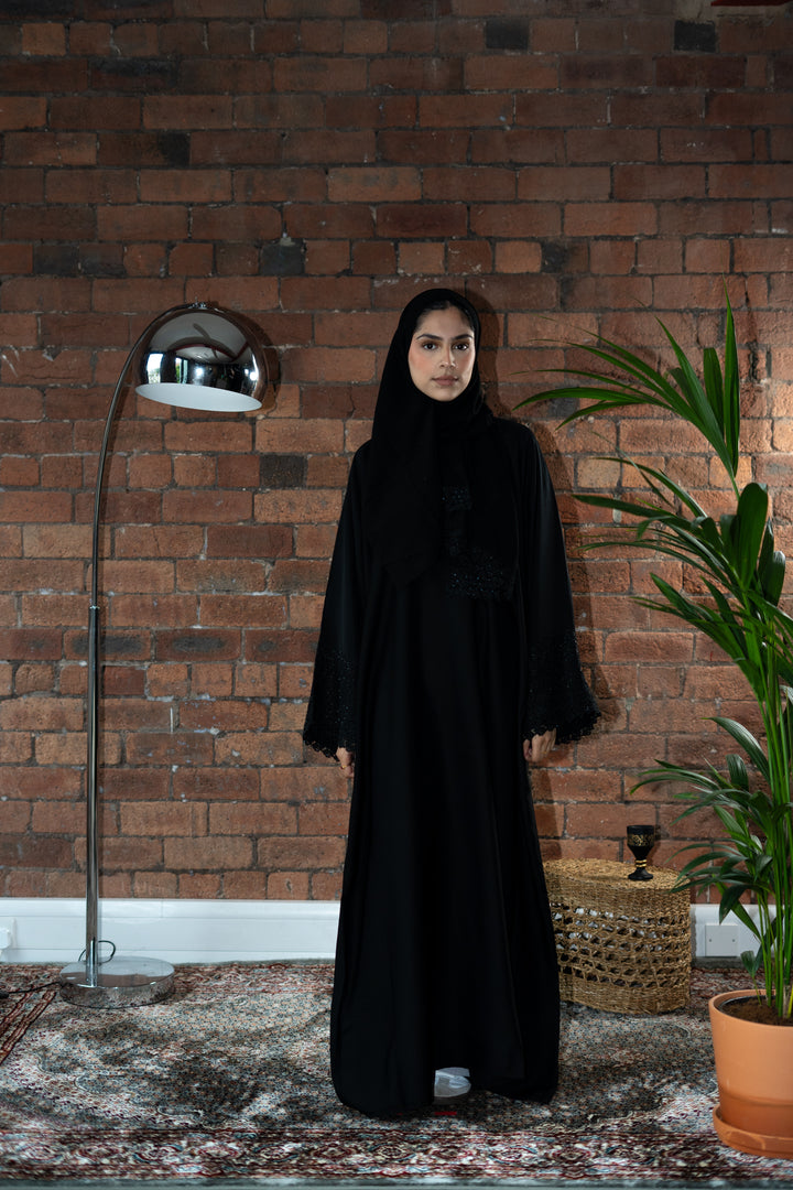 Black Abaya- Design 6